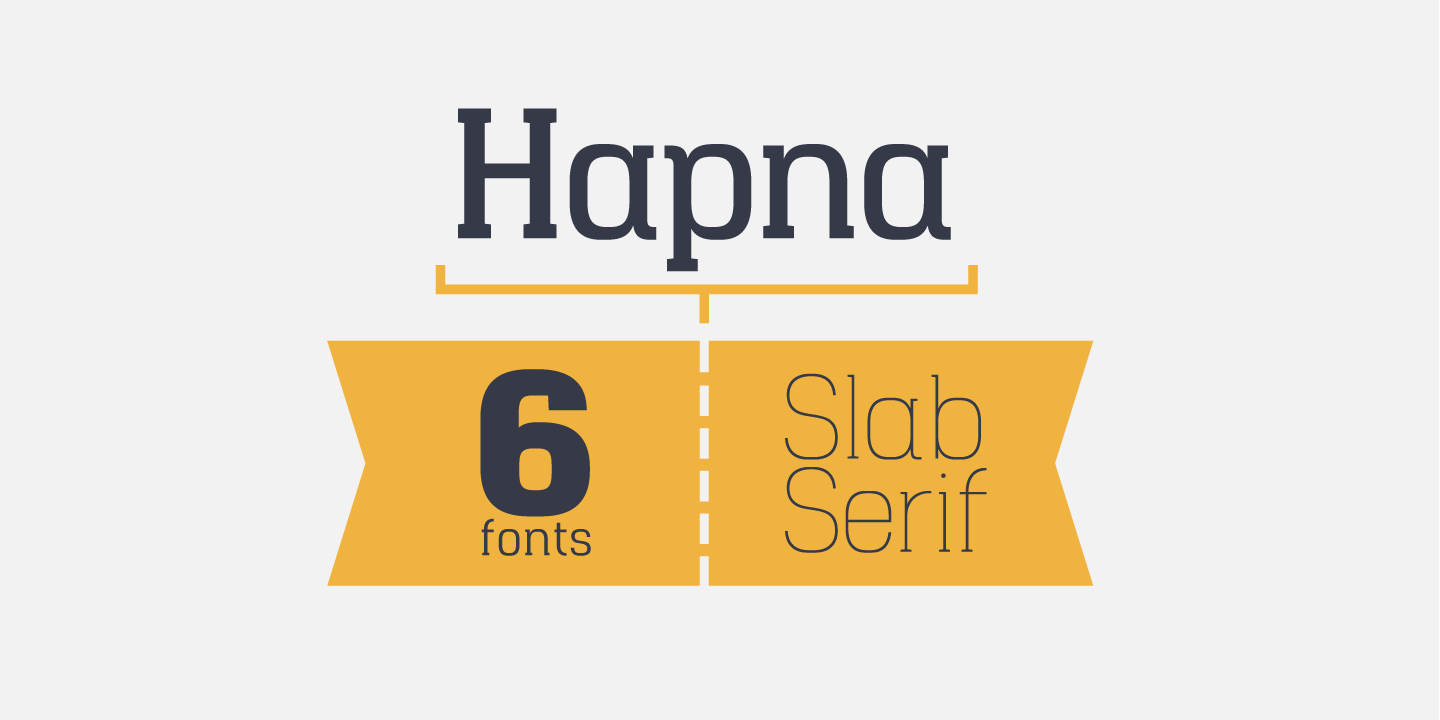 Czcionka Hapna Slab Serif